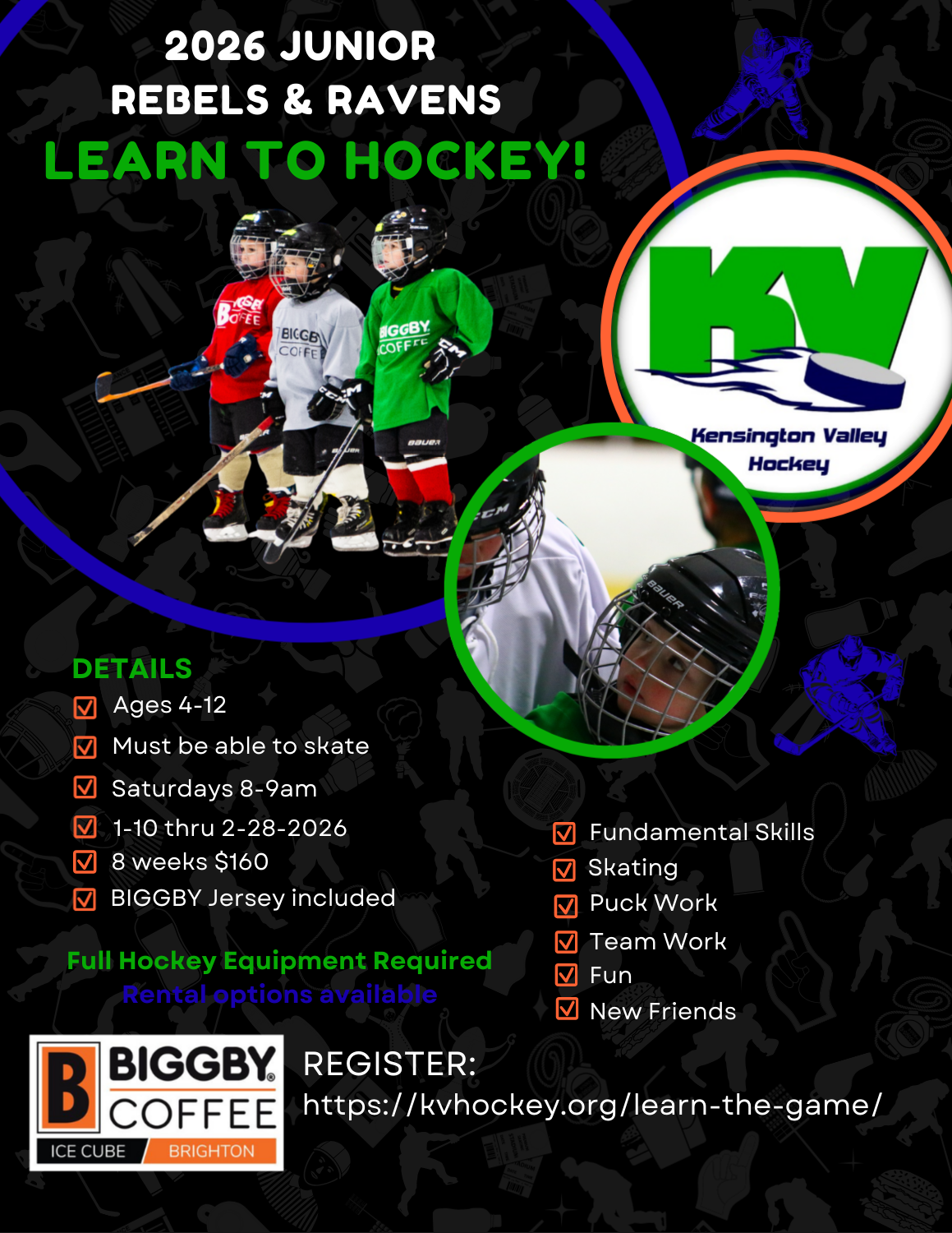 January BIGGBY Learn to Hockey